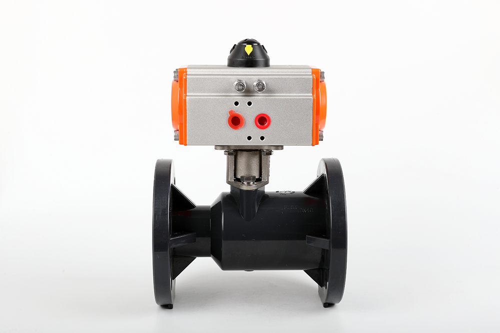 镇远气动法兰一体球阀